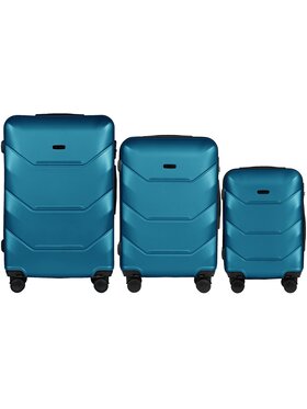 WINGS WINGS Komplet walizek Peacock 3.0 Niebieski