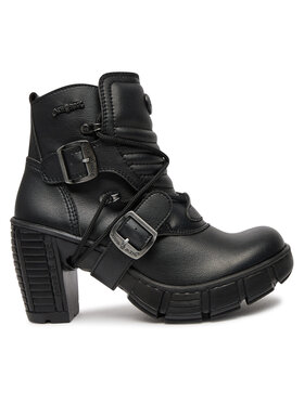 NEW ROCK NEW ROCK Čizme M-TRCASCO004-V2 Crna