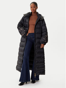 TWINSET TWINSET Μπουφάν πουπουλένιο 252TP2430 Μαύρο Regular Fit