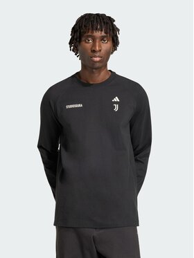 adidas adidas Koszulka techniczna Juventus x Giampaolo Sgura Czarny Loose Fit