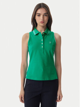 Tommy Hilfiger Tommy Hilfiger Polo majica 1985 WW0WW49561 Zelena Slim Fit