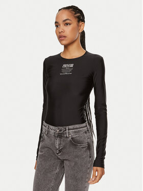 Versace Jeans Couture Versace Jeans Couture Боди 77HAM221 J0148 Черен Slim Fit