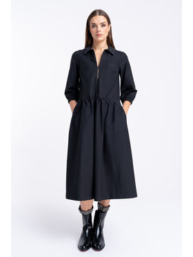 CLICK CLICK Φόρεμα καθημερινό 60-6164 Μαύρο Regular Fit