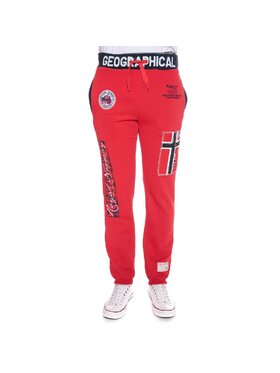 Geographical Norway Geographical Norway Spodnie dresowe WY8619H/GN-Red Czerwony Regular Fit