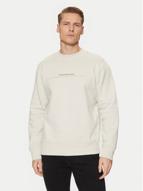 Calvin Klein Jeans Calvin Klein Jeans Bluză Minimal Logo J30J327119 Bej Regular Fit