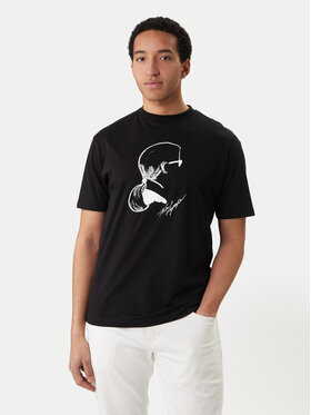 KARL LAGERFELD KARL LAGERFELD Tricou 755146 562224 Negru Loose Fit