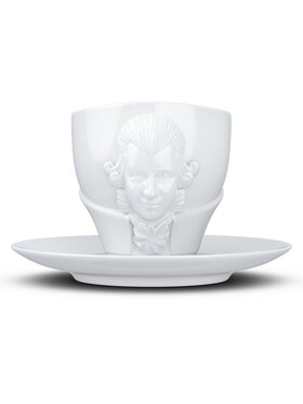 58 products 58 products Filiżanka ze spodkiem uniwersalna - Wolfgang Amadeus Mozart Biały