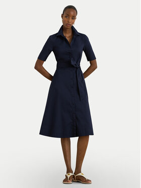 LAUREN RALPH LAUREN LAUREN RALPH LAUREN Košeľové šaty 200748950010 Tmavomodrá Regular Fit