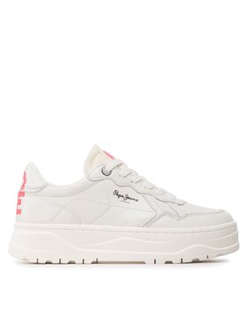 Pepe Jeans Pepe Jeans Sneakersy Kore Love W PLS31473 Biały
