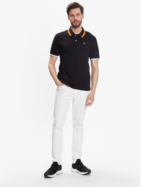 La Martina Polo Majica VMP006 PK001 Črna Slim Fit