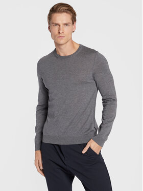 BOSS Boss Sweater Leno-P 50468239 Szürke Slim Fit