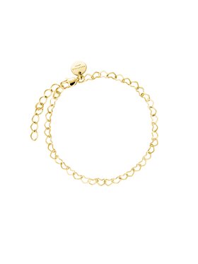 Rosefield Rosefield Bransoletka Heart Chain Bracelet Gold Złoty