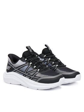 Skechers Skechers Sneakersy Microspec Velocity - Grid-Shift 404220L/BKSL Czarny