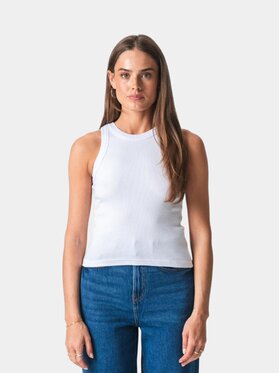 TeeShoppen TeeShoppen Top 'Basic Collection' Biały Regular Fit