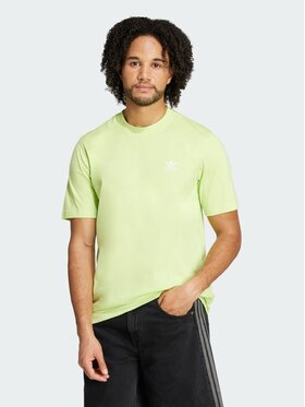 adidas adidas T-Shirt Trefoil Essentials Tee Zielony Regular Fit