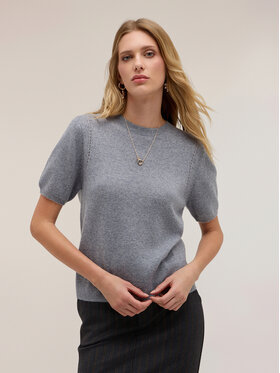 Motivi Motivi T-shirt M392W004102N013 Grigio Regular Fit
