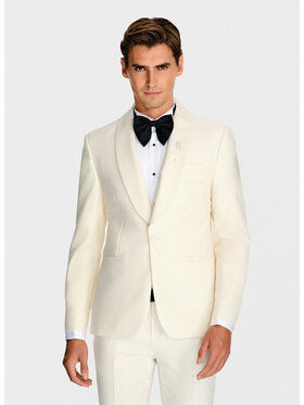 Pako Lorente Pako Lorente Marynarka P26SP-3S-004 Beżowy Slim Fit