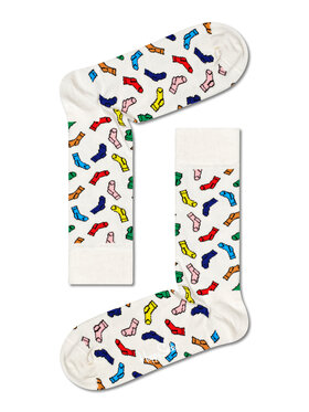 Happy Socks Happy Socks Chaussettes hautes unisex SOC01-1300 Beige