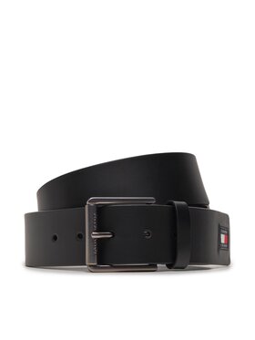 Tommy Jeans Tommy Jeans Herrengürtel Tjm Flag Leather 4.0 AM0AM12340 Schwarz