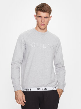 Guess Guess Džemperis ar kapuci U3YQ01 KBS91 Pelēks Regular Fit