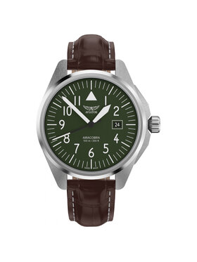Aviator Aviator Zegarek V.1.38.0.319.4 Brązowy