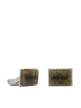 HUGO Hugo Mandzsettagombok E-Stone 50476912 Ezüst