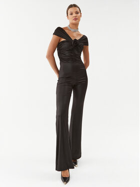 ROTATE ROTATE Overal Coated Jersey Jumpsuit 111023100 Černá Regular Fit