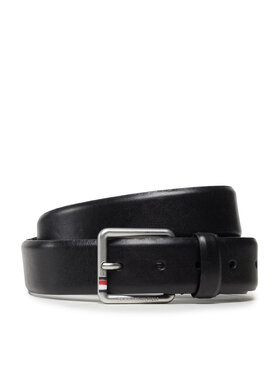 Tommy Hilfiger Tommy Hilfiger Мъжки колан Casual Essential 3.5 AM0AM09410 Черен