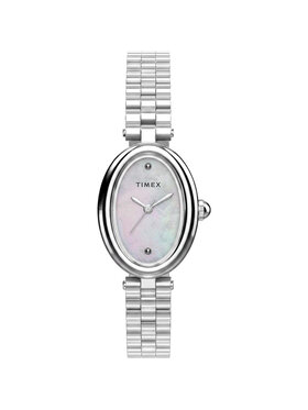 Timex Timex Zegarek TW2Y86000 Srebrny