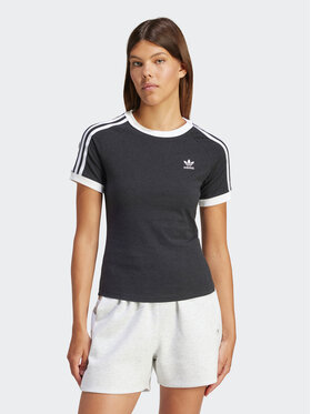 adidas adidas T-Shirt 3-Stripes IU2429 Schwarz Slim Fit