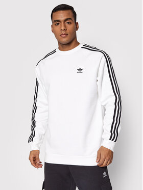 adidas adidas Sweatshirt adicolor Classics 3-Stripes Crew HE9483 Blanc Regular Fit