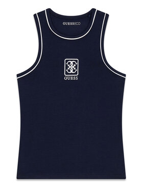 Guess Guess топ J6GI11 K6YW4 Тъмносин Regular Fit