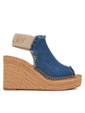 REPLAY REPLAY Sandały Jess Tyne Denim Wedge Sandal GWP4G.000.C0036T Niebieski