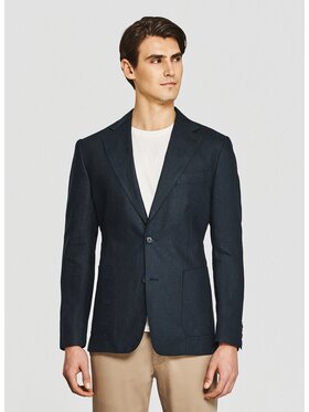 Pako Lorente Pako Lorente Marynarka P26SP-3X-012 Granatowy Slim Fit