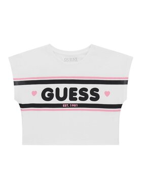 Guess Kids Guess Kids Top 176169 Biały Classic Fit
