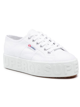 Superga Superga Πάνινα παπούτσια 2790 3D Lettering S71183W Λευκό