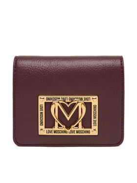 LOVE MOSCHINO LOVE MOSCHINO Малък дамски портфейл JC5604PP1NLI0552 Бордо