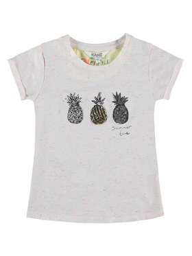 Kanz Kanz T-Shirt 1714061-1000 Szary Basic Fit