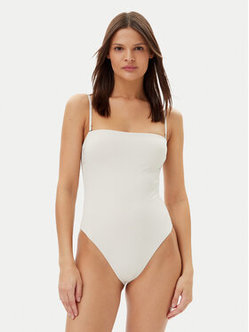 Calvin Klein Swimwear Calvin Klein Swimwear Strój kąpielowy KW0KW02709 Beżowy