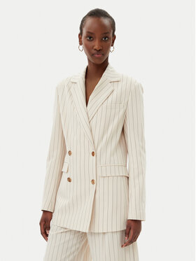 Fracomina Fracomina Sacou FR25SJ3003W761D4 Écru Slim Fit