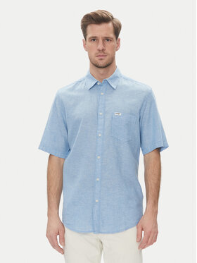 Wrangler Wrangler Koszula 1 Pkt 112362731 Błękitny Regular Fit