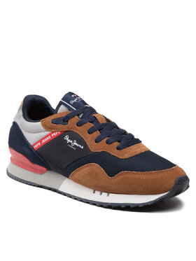 Pepe Jeans Pepe Jeans Sneakersy London One Basic PMS30871 Granatowy