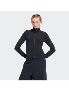 adidas adidas Bluza SOFT LUX SLIM Czarny Slim Fit
