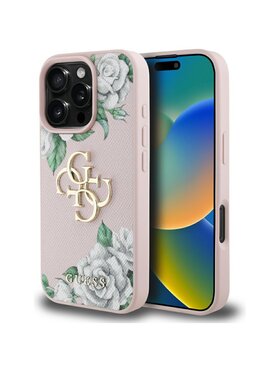 Guess Guess Etui na telefon Apple iPhone 16 Pro Max Różowy