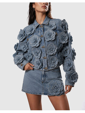PHILIPP PLEIN PHILIPP PLEIN Jeansová bunda 31163 Modrá Regular Fit