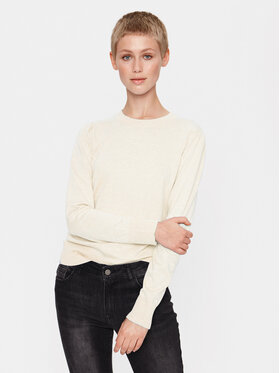 Saint Tropez Saint Tropez Pullover 30511753 Weiß Regular Fit