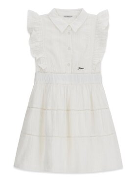 Guess Kids Guess Kids Sukienka codzienna 181373 Biały Classic Fit