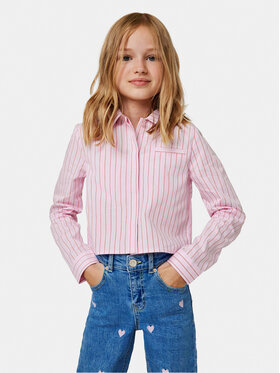 Kids ONLY Kids ONLY Cămașă Holly 15317151 Roz Cropped Fit