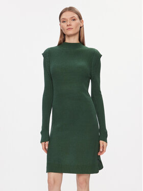 Brave Soul Brave Soul Плетена рокля LKD-274HARINGTOA Зелен Regular Fit