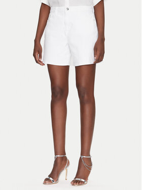 Guess Guess Pantaloni scurți de blugi W5GD1A D4T50 Alb Regular Fit